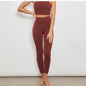 Carbon 38 Sayang Macrame Legging in Black size S. Retails currently for $228.00.